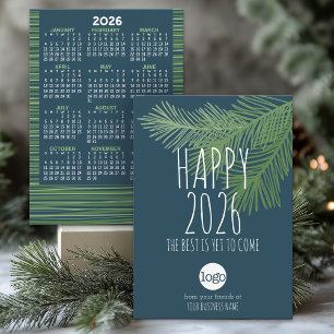 Cartes Pour Fêtes Annuelles Calendrier 2025 et Bonne année AJOUTER logo d'entr