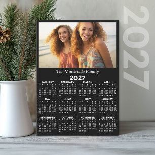 Cartes Pour Fêtes Annuelles Calendrier 2027 avec photo vue annuelle Moderne Mi