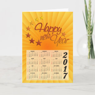 Cartes Pour Fêtes Annuelles Calendrier personnalisé 2017 + votre photo, backgr
