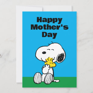 Cartes Pour Fêtes Annuelles Câlin de fête des mères Peanuts