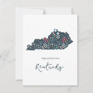 Cartes Pour Fêtes Annuelles Câlins et baisers du Kentucky