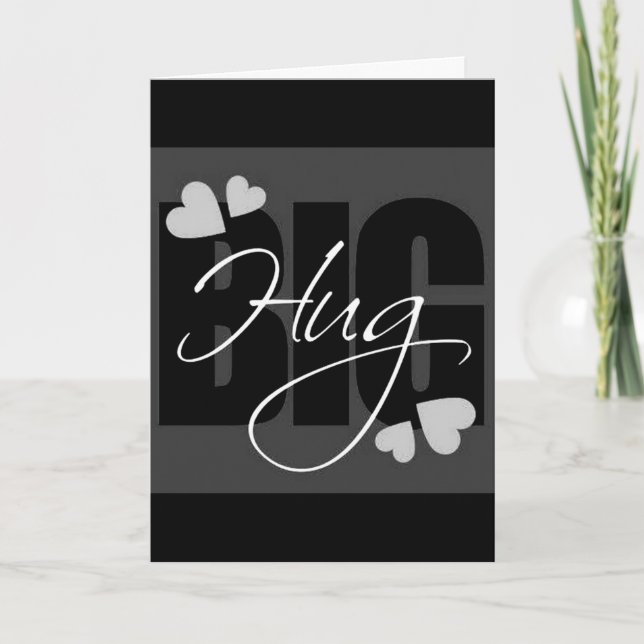 CARTES POUR FÊTES ANNUELLES *CÂLINS ET BISOUS À L'INTÉRIEUR* À NOËL (Devant)