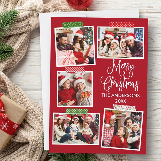 Cartes Pour Fêtes Annuelles Calligraphie amusante Joyeuse bande d'artisanat de (Customize to add text to back of card.)