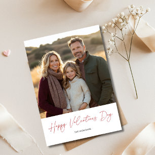 Cartes Pour Fêtes Annuelles Calligraphie classique Valentines Jour Famille Pho