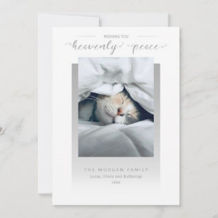 Cartes Pour Fêtes Annuelles Calligraphie de paix céleste moderne