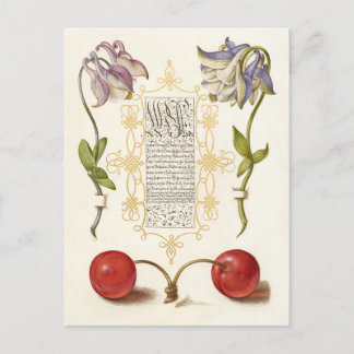 Cartes Pour Fêtes Annuelles Calligraphie dorée écriture à la main columbine ce