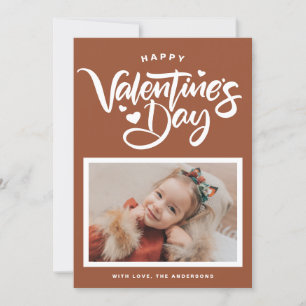 Cartes Pour Fêtes Annuelles Calligraphie en terre cuite Photo Saint-Valentin