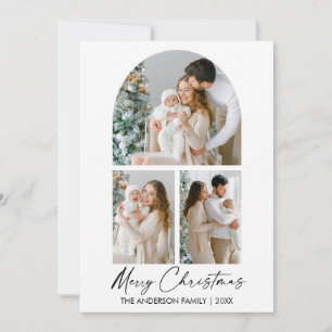 Cartes Pour Fêtes Annuelles Calligraphie Encre Script 3 Arche photo Noël