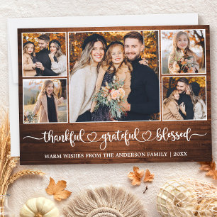 Cartes Pour Fêtes Annuelles Calligraphie Heart Wood Merci 5 Photo