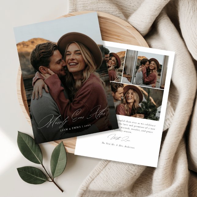 Cartes Pour Fêtes Annuelles Calligraphie Merveilleusement Jamais Après Noël Ph (Créateur téléchargé)