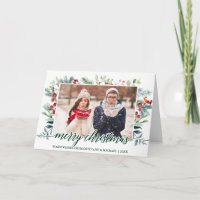 Calligraphie Noël Verdure Couple Plier Vert