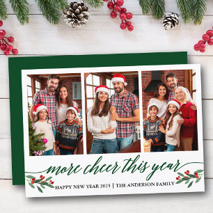 Cartes Pour Fêtes Annuelles Calligraphie Plus Cheval Cette Année 3 Photo Vert