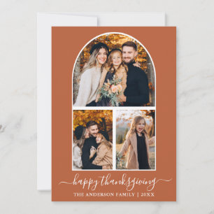 Cartes Pour Fêtes Annuelles Calligraphie Thanksgiving 3 Photo Arc en terre cui
