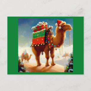 Cartes Pour Fêtes Annuelles Camel de Noël 2
