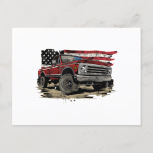 Cartes Pour Fêtes Annuelles Camion de première génération camion vintage camio