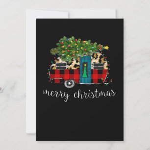 Cartes Pour Fêtes Annuelles Camion drôle Camping Camper Noël Buffalo