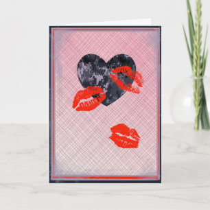 Cartes Pour Fêtes Annuelles Camo bleu des États-Unis Coeurs de Saint Valentin 