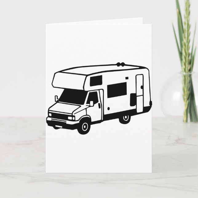 Cartes Pour Fêtes Annuelles camping (Devant)
