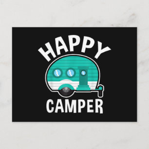 Cartes Pour Fêtes Annuelles Camping-car Caravane Vacances Drôle Camping-car