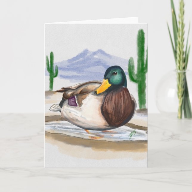 Cartes Pour Fêtes Annuelles Canard fait main dans la flaque (Beatrix Potter St (Devant)