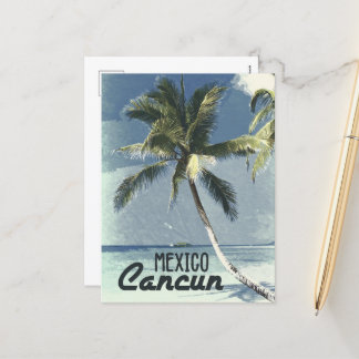 Cartes Pour Fêtes Annuelles Cancun vintage Mexique