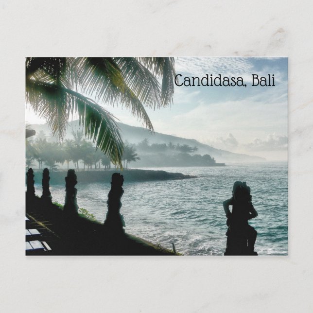 Cartes Pour Fêtes Annuelles Candidasa Beach, Bali (Devant)