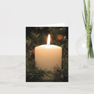 Cartes Pour Fêtes Annuelles Candle de Christmas 4 2014