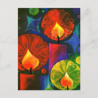 Cartes Pour Fêtes Annuelles Candles de Bright and Glowing