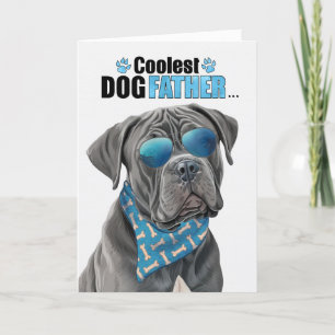 Cartes Pour Fêtes Annuelles Cane Corso Chien Coolest Papa Jamais Fête des père