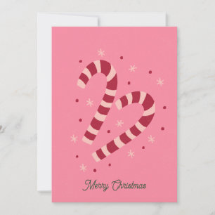 Cartes Pour Fêtes Annuelles Canne à sucre de Noël