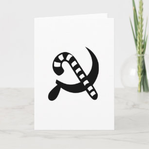 Cartes Pour Fêtes Annuelles Canne communiste