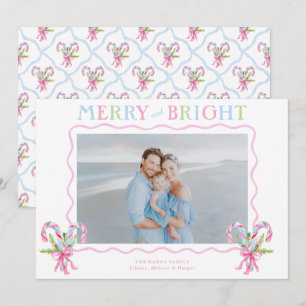 Cartes Pour Fêtes Annuelles Canneberges Préparatoires Grandmillennial Bordure