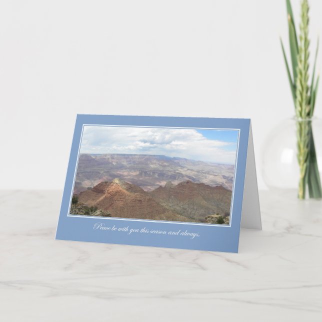 Cartes Pour Fêtes Annuelles Canyon paisible (Devant)