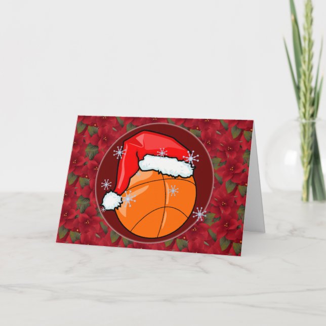 Cartes Pour Fêtes Annuelles Card (basket-ball) (Devant)