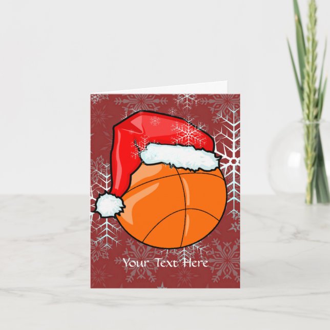 Cartes Pour Fêtes Annuelles Card - Basketball Christmas (Devant)