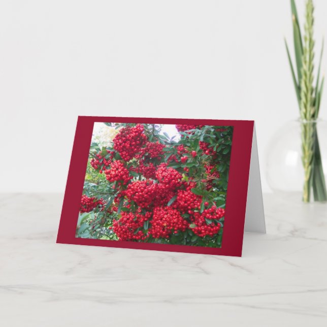 Cartes Pour Fêtes Annuelles Card Flower (Devant)