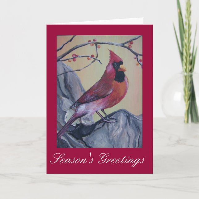 Cartes Pour Fêtes Annuelles Cardinal (Devant)