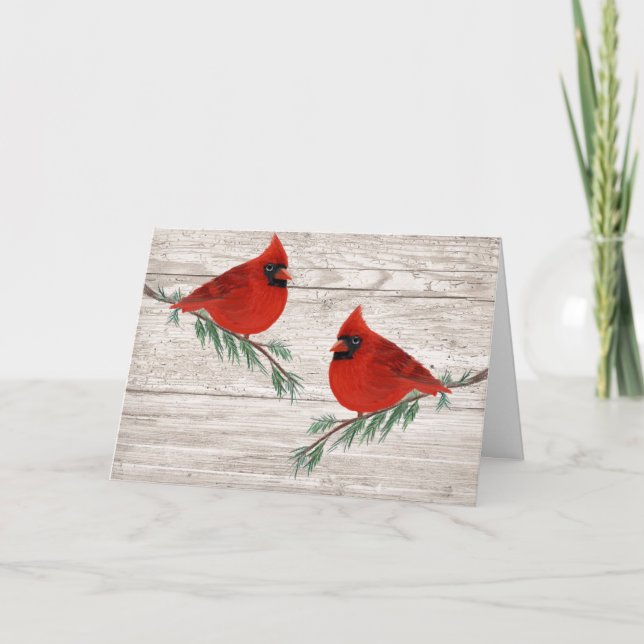 Cartes Pour Fêtes Annuelles Cardinal Christmas Card (Devant)