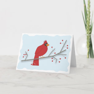 Cartes Pour Fêtes Annuelles Cardinal des Vacances
