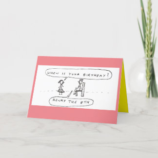Cartes Pour Fêtes Annuelles Caricature d'anniversaire du roi d'Angleterre