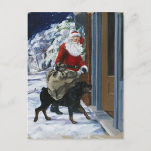 Cartes Pour Fêtes Annuelles Carl Helping Santa Claus de<Carl's Christmas>b