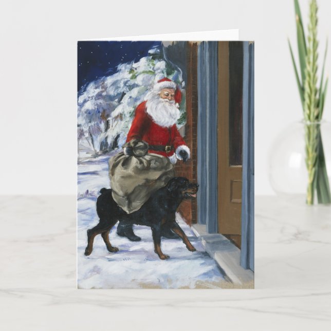 Cartes Pour Fêtes Annuelles Carl Helping Santa Claus de<Carl's Christmas>b (Devant)