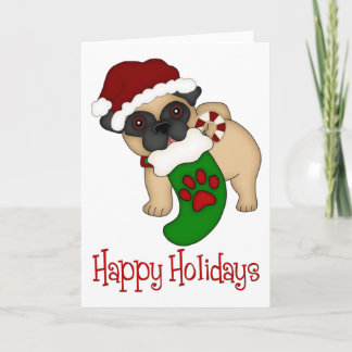 Cartes Pour Fêtes Annuelles Carlin adorable Jours fériés à thème Tee - shirts