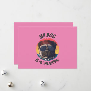 CARTES POUR FÊTES ANNUELLES CARLIN EST MA VALENTINE