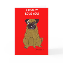 Carlin Valentine's Day Greeting Card