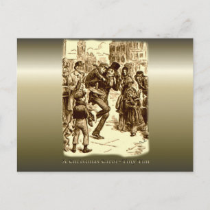 Cartes Pour Fêtes Annuelles Carol de Noël - Minuscule Tim