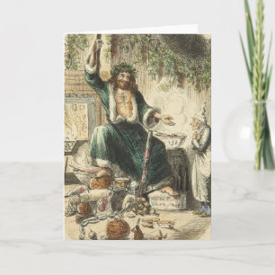 Cartes Pour Fêtes Annuelles Carol de Noël : Troisième visiteur de Scrooge