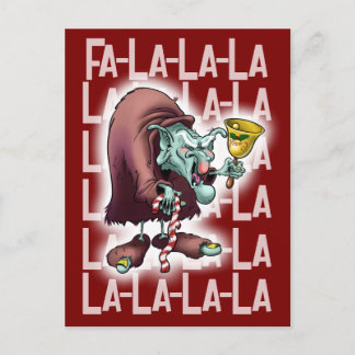 Cartes Pour Fêtes Annuelles CAROL le TROLL de YULETIDE - Jeff Willis Art