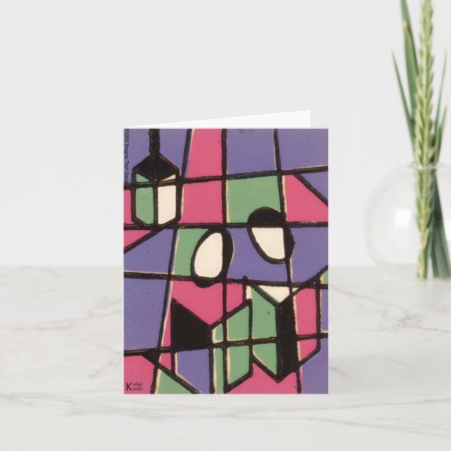 Cartes Pour Fêtes Annuelles Caroleurs (Devant)