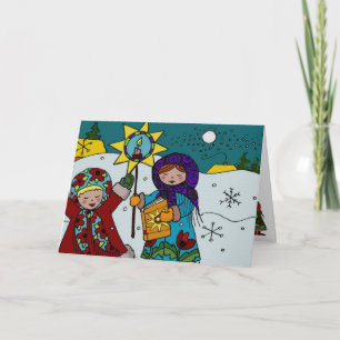 Cartes Pour Fêtes Annuelles Carollers de Noël ukrainiens
